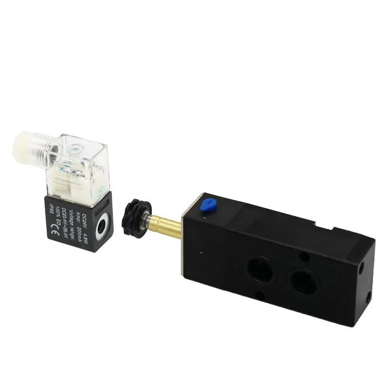 Pneumatic solenoid  4M210-08 ball valve switch butterfly valve two-position five-way 4M310-10 directional
