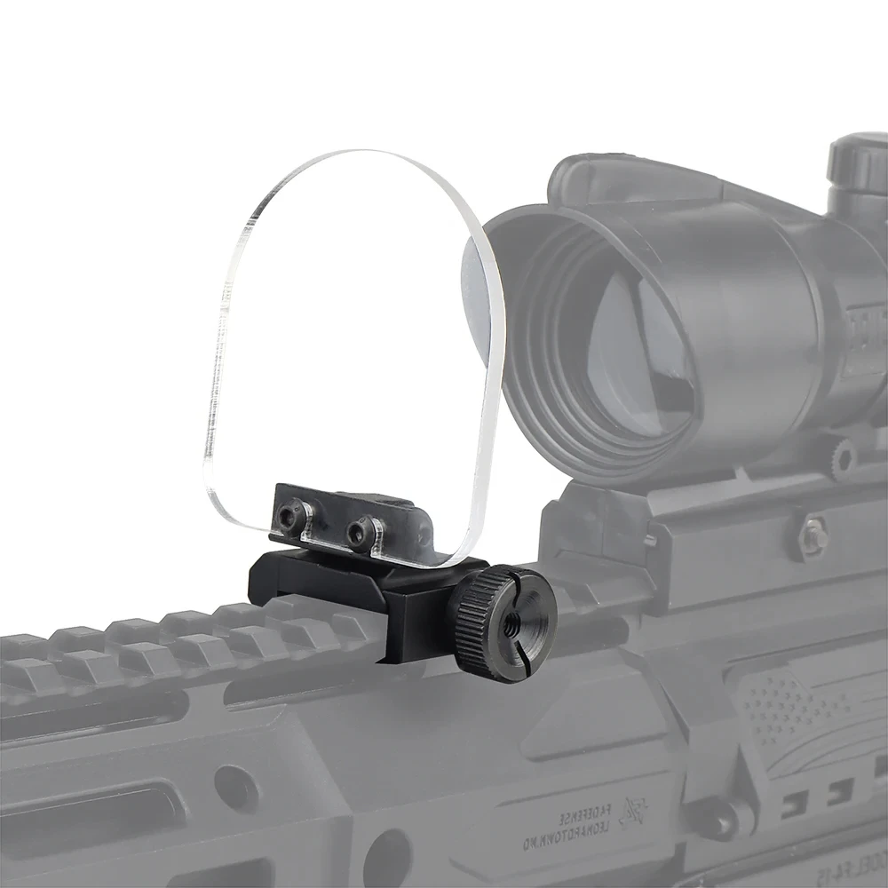 20mm Rifle Flip-up QD Scope Sight Shield Red Dot Sight/Holographic Scope Lens Protector for Outdoor Paintball Hunting Airsoft
