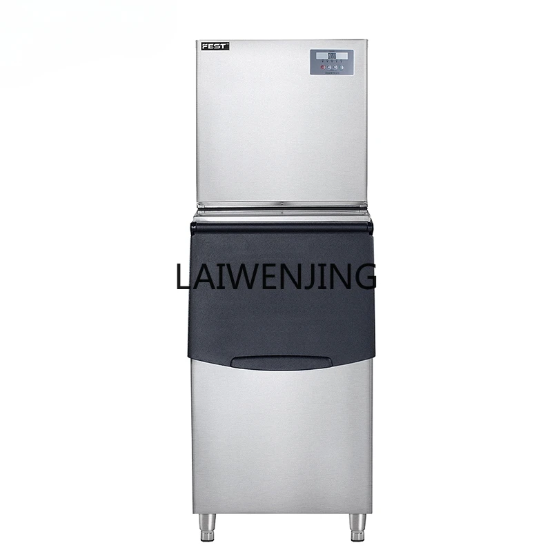 LYN Commercial Ice Machine Milk Tea Shop Large Capacity Small Automatic Square Ice Cube Making Machine