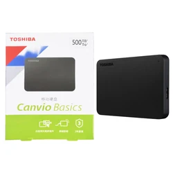 LS Toshiba A3 Upgrade Black Canvio Base 500GB 1TB 2TB 4TB Disco Rigido External mechanical hard drive USB 3.0 Preto