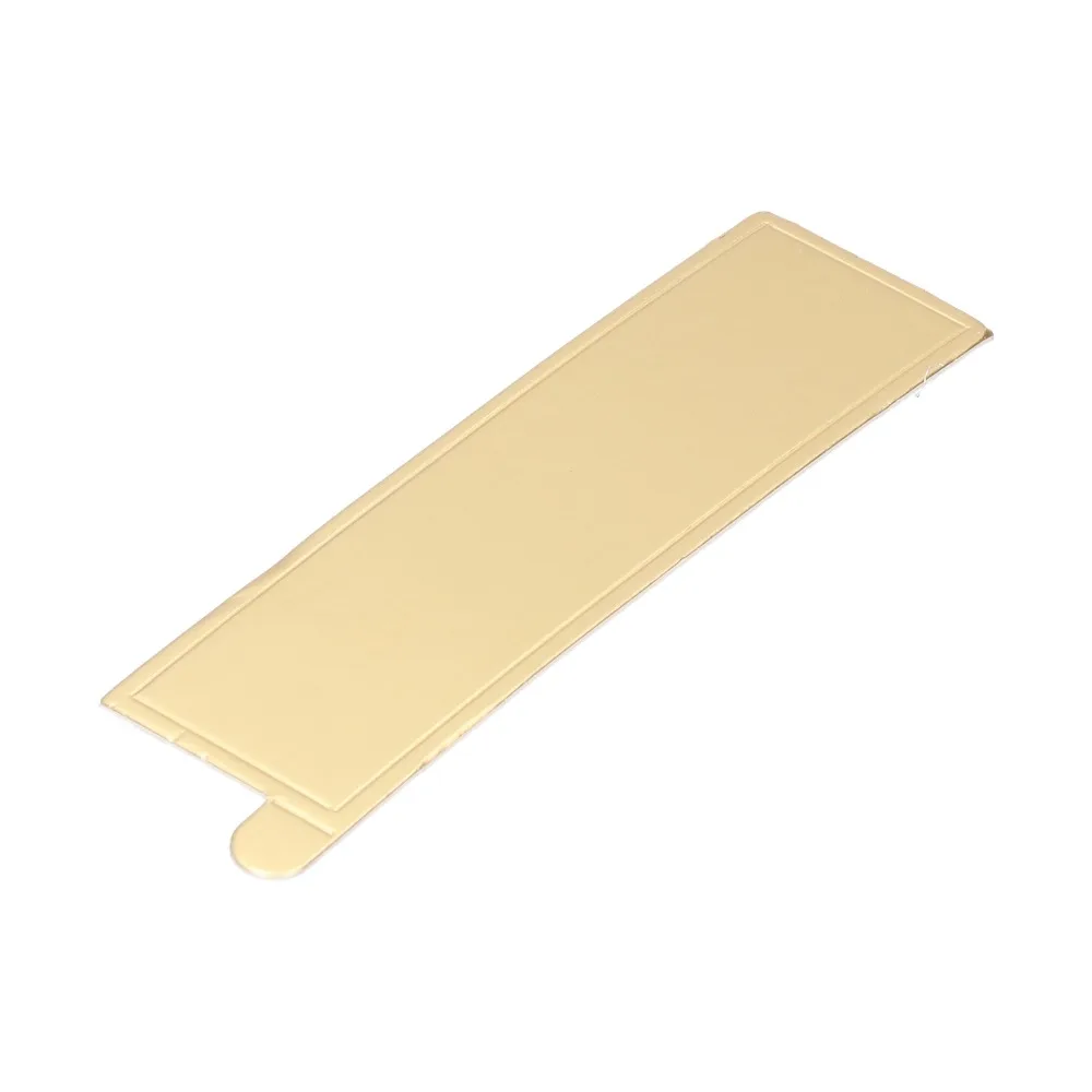 100pcs Mini Rectangle Mousse Cake Boards Food-Grade Cardboard Dessert Display Tray Coasters Handle Cupcake Base Bakery Catering view 3