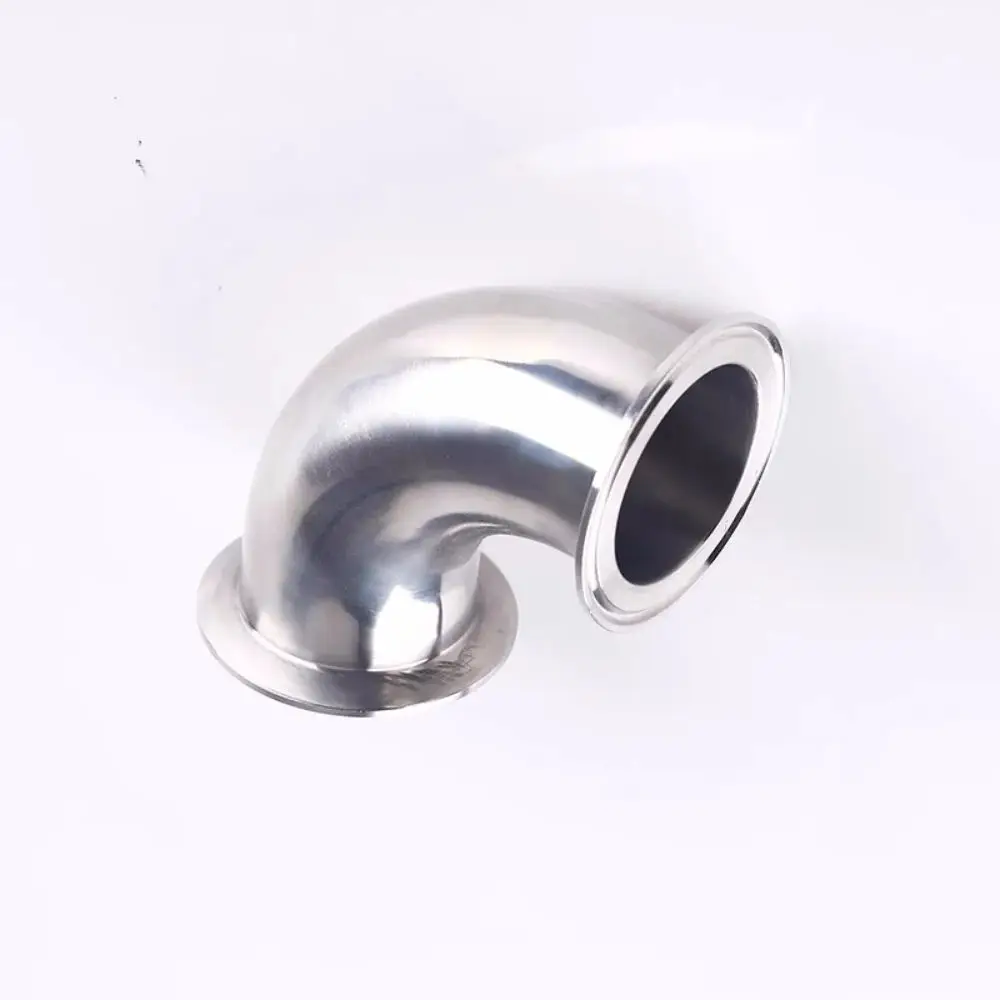 

Tri-Clamp Φ89 мм OD106 мм 90 ° Колено Sanitary 304, нержавеющая сталь 90 ° Колено Quick-Connect