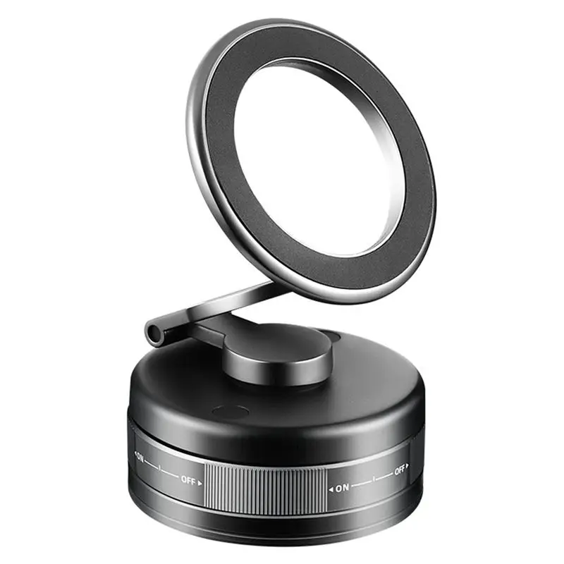 

ABHX-S11 Car Phone Holder 360° Rotating Foldable Magnetic Mount Vacuum Adsorption Strong Magnet Antishake Holder