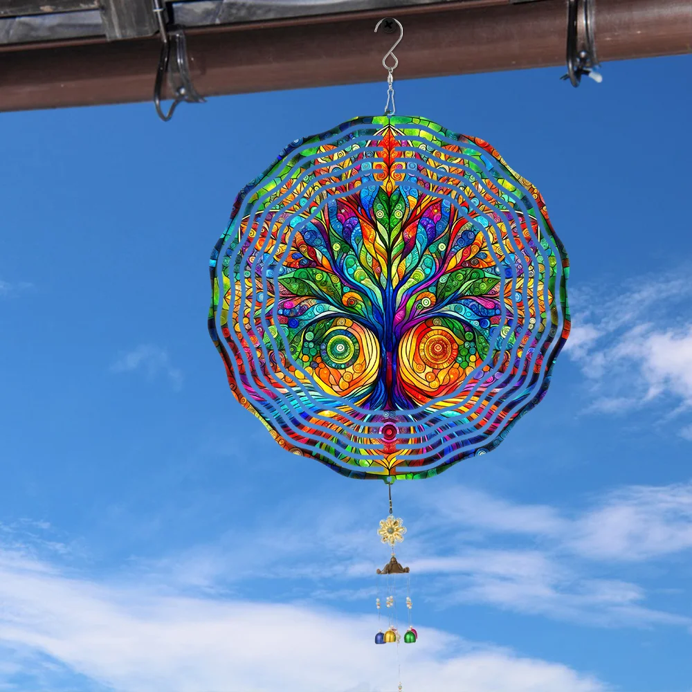Tree of Life Metal Wind Spinner - 10
