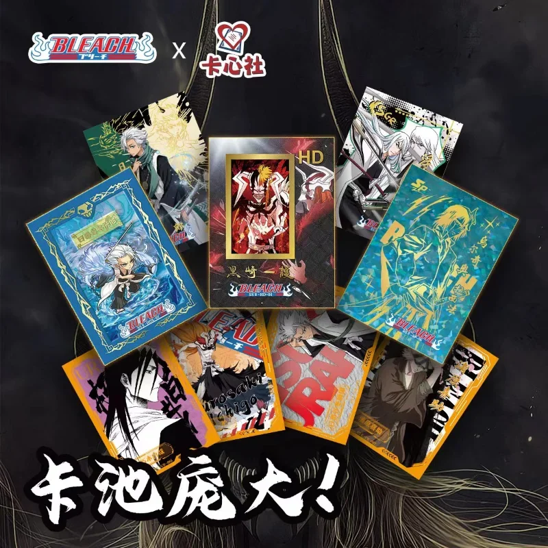 New Japanese Anime Bleach Card Characters Limited Rare Colorful 3D Flash Card Games Card Collection Cards Kids Xmas Toys Gift