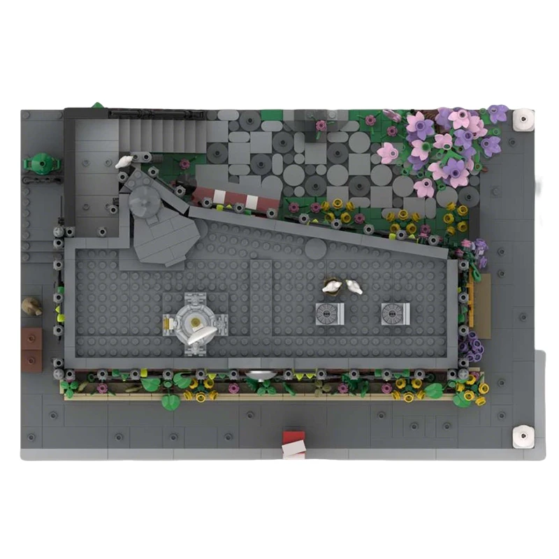 2567 PCS 건설 세트 다운타운 펍 MOC 맞춤형 모듈식 빌딩 블록 창의적인 디자인 간단한 어린이 DIY 장난감 생일 선물