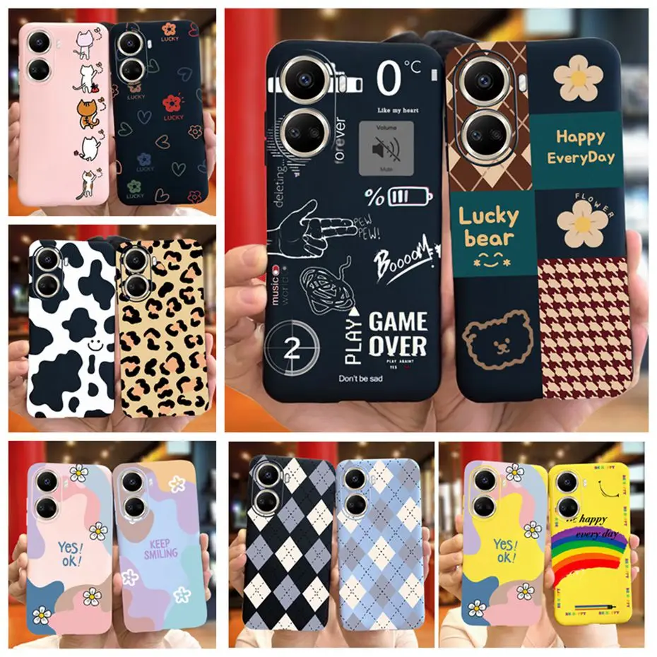 For Huawei Nova 10 SE 2022 Lovely Printing Phone Case Soft Silicone Back Cover For Huawei Nova 10 Pro Nova10 10Pro Cases Bumper