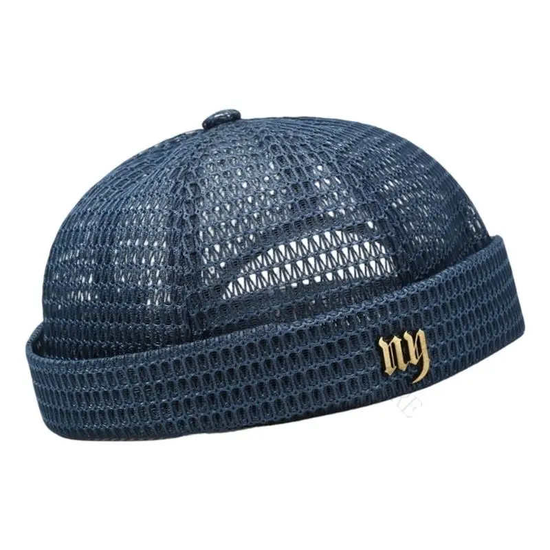 R7UF Modern Skull Cap Practical Polyester Packable Travel Cap Outdoor Sports Sun Hat Trendy Streetwear Headwear