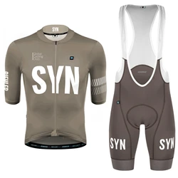 2026 Summer Breathable Short Sleeve Cycling  Jersey Men MALT SYN Cycling Clothing Bicycle MTB Sets Ropa Ciclismo Hombre