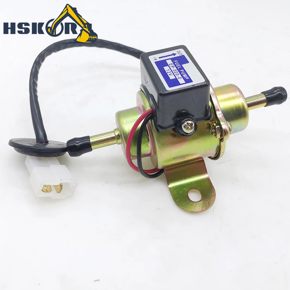 NEW Universal Fuel Pump EP-500-0 12V Cars Boat Low Pressure Gas Diesel Electronic Silvery 8188-13-350 1/4 Tubing 3-5 PSI