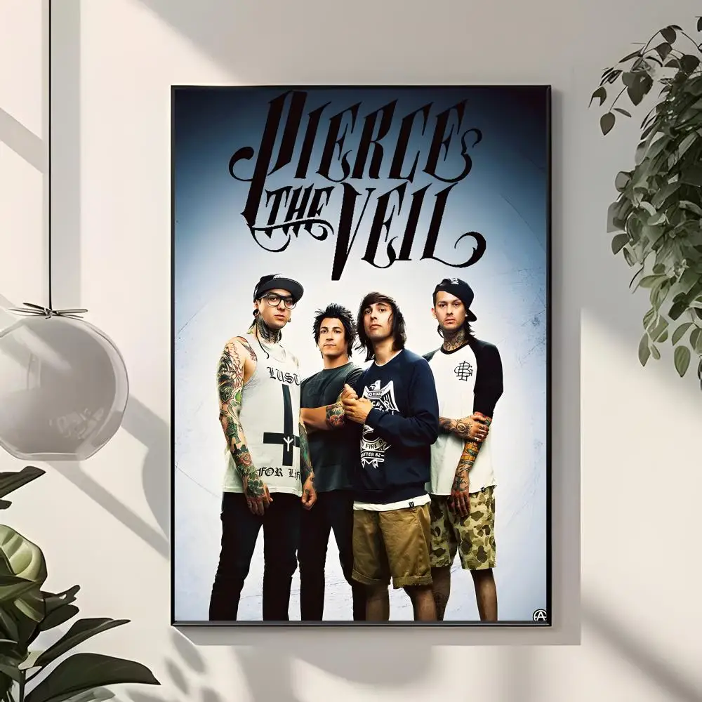 rock band metal P-Pierce The Veil Poster  Classic Home Interior Design & Modern Wall Art Collection