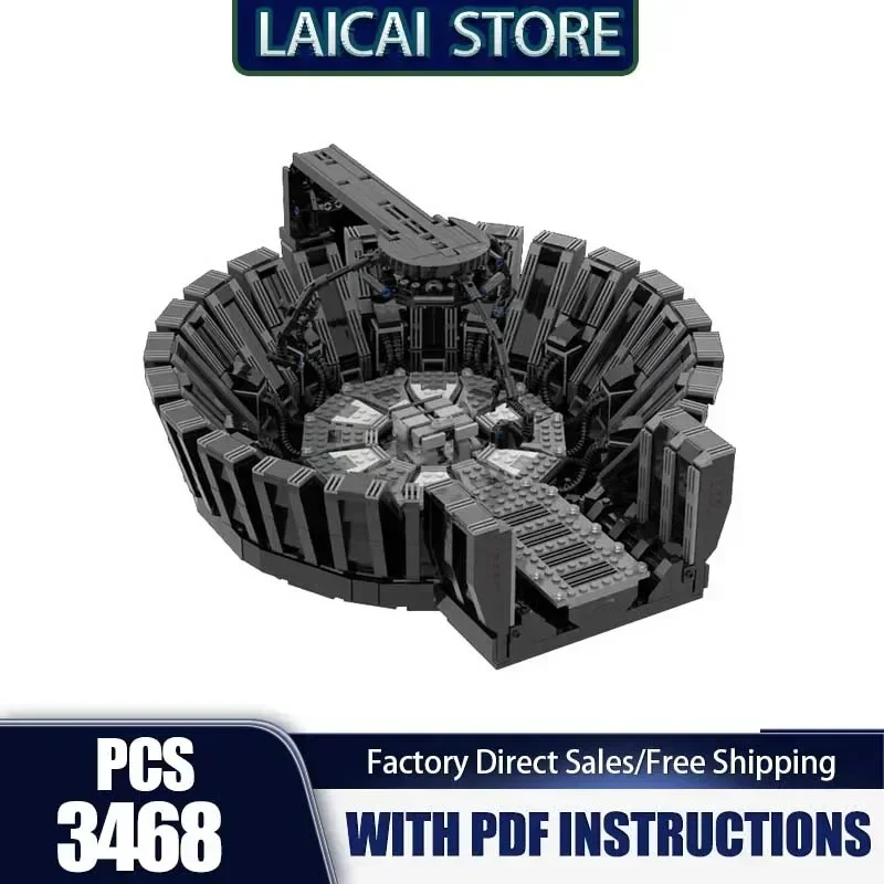 

Звездный фильм Moc, строительные блоки, центр восстановления здоровья, модель, технология, кирпичи, сделай сам, сборка, строительство, праздничный подарок, игрушка