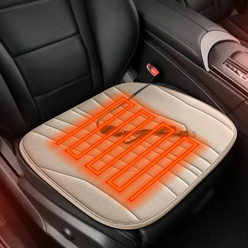 Car Seat Cushion Anti-slip Car Seat Cushion 12v Car Seat Cushion with Thick Memory Foam Anti-slip Bottom Protector for Office