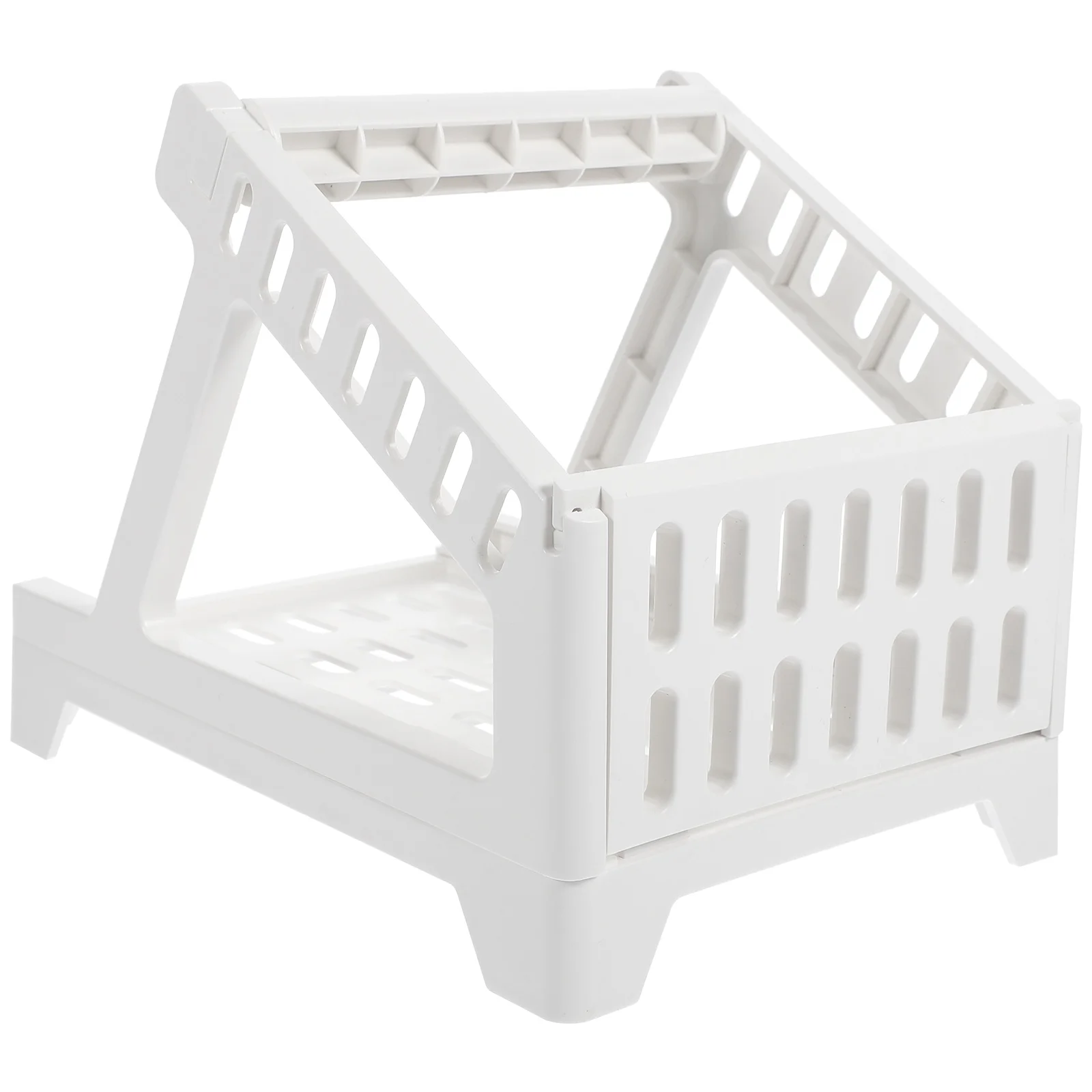 Wit 1PC Machine Papierhouder ABS Verdikte Label Printer Stand Ruimtebesparende Kabel Verborgen Verzending Label Rack Rollen