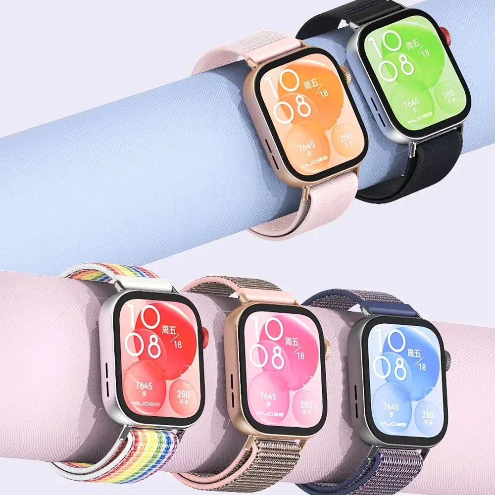 For Huawei Fit 4 Pro / 4 / 3 Strap Nylon Watchband Wristband for Huawei Watch Fit 4 Strap