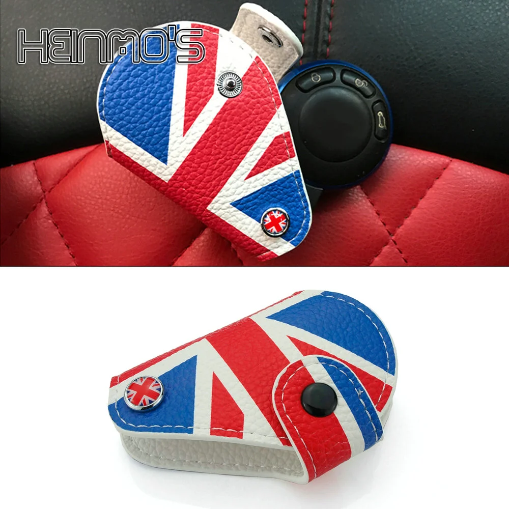 

For Mini Cooper R55 R6 R57 R60 R61 F54 F55 F56 F57 Countryman Clubman Car Key Case Cover Leather Key Bag Car Accessories