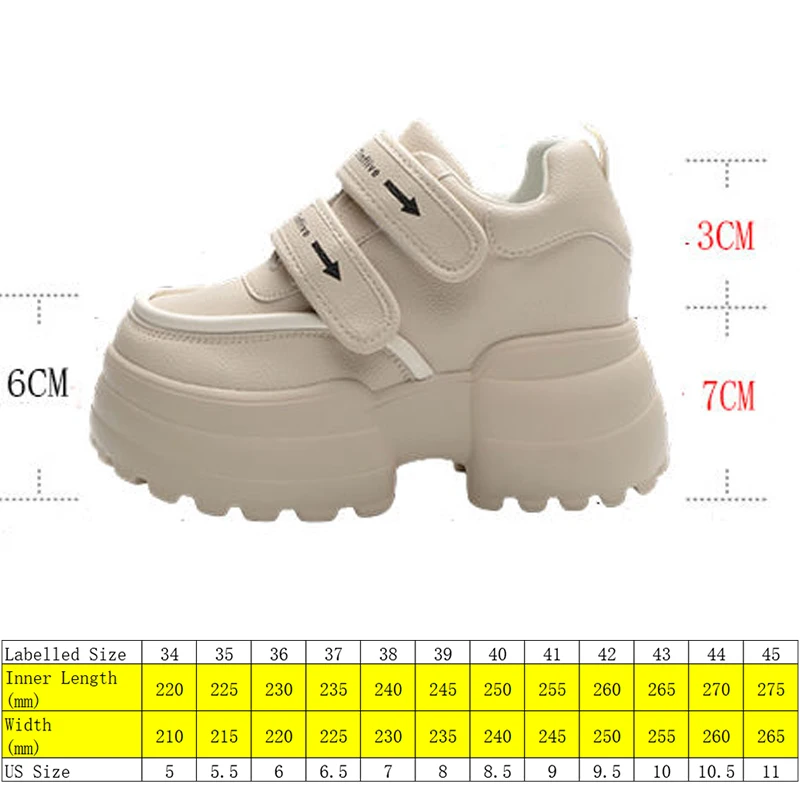 Fujin 10cm platformy trampki na koturnie jesienne ukryte super obcasy oddychające modne buty z prawdziwej skóry damskie wiosenne dobrze dopasowane