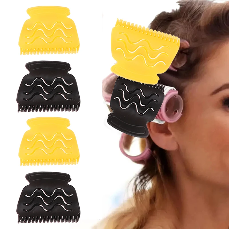 5Pcs Salon Hot Roller Barrette Hold Hair Evenly Curled Hot Roller Super Hair Perm Insulation Clip