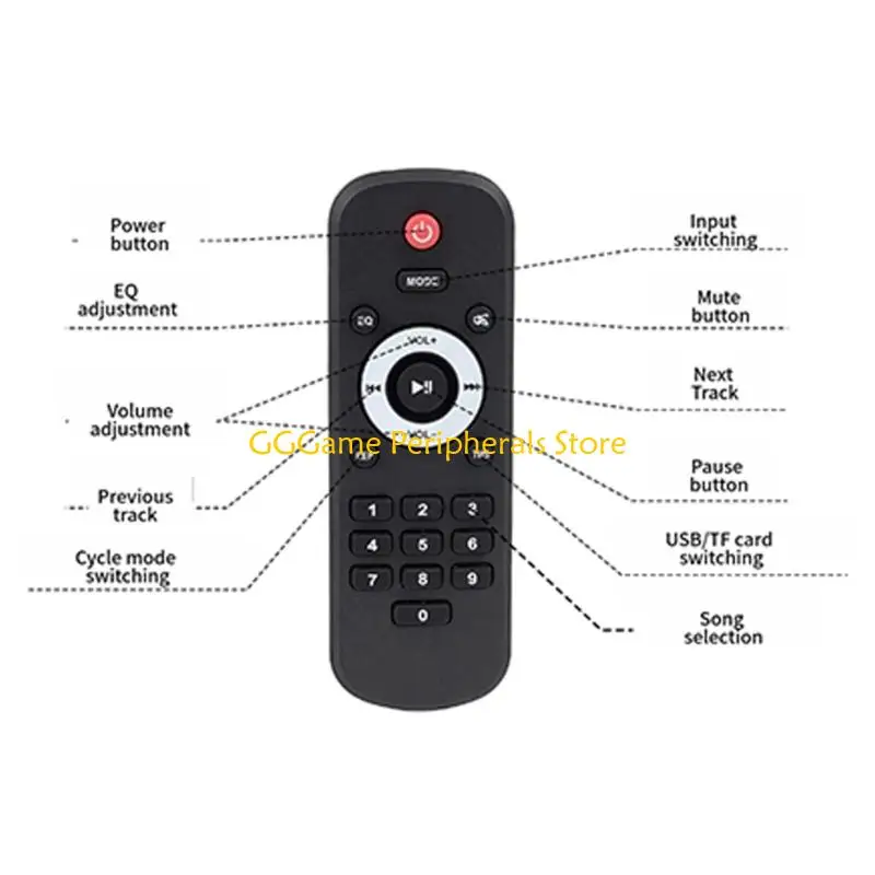 

U55B Multifunction HiFi Auditory Receiver Compatibles 3.5 U Disk TF Card And Remote