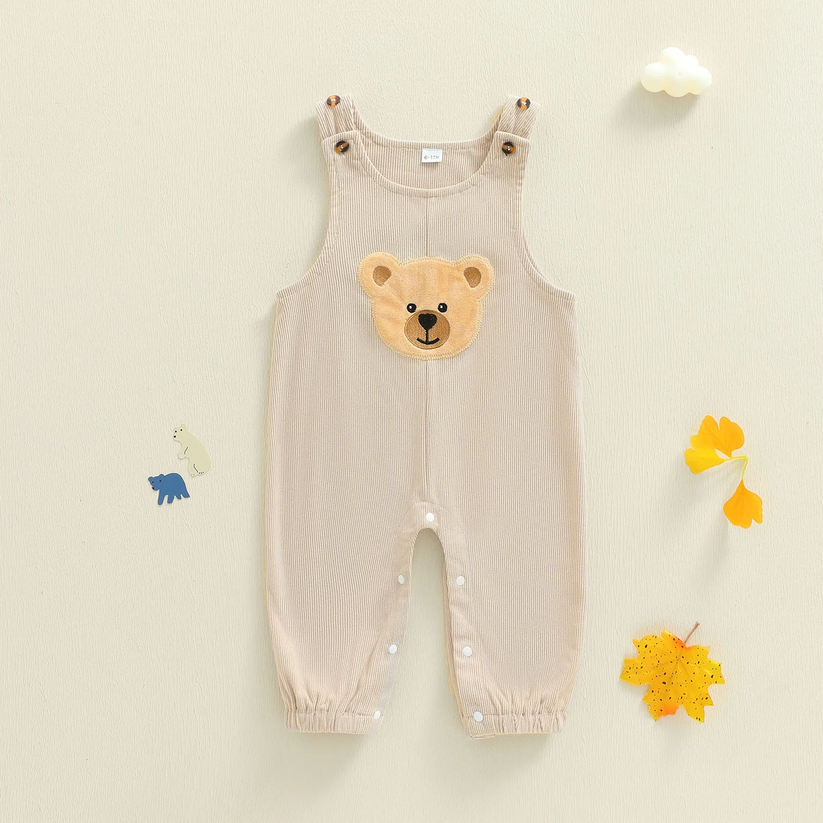 Sleeveless Baby Overall Romper 1