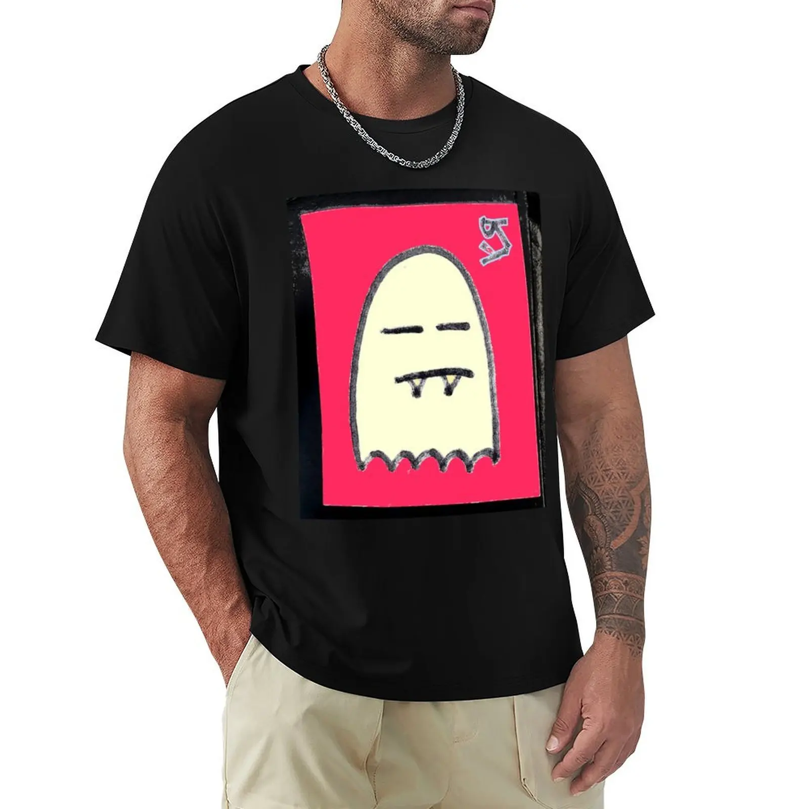 Vampire Ghost is Happy by Richard F. Yates T-Shirt Stretch Fabric Comfort T-Shirt