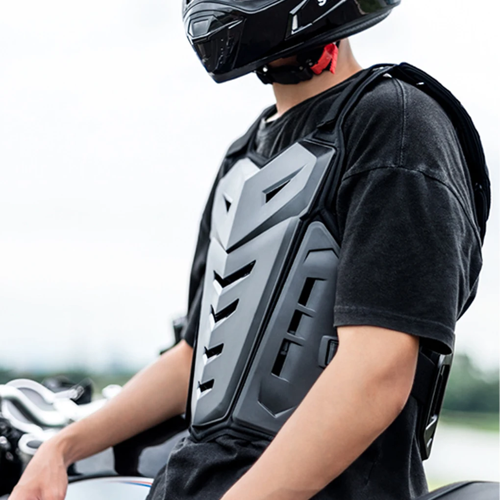 2025 New Motocross Body Armor Motorcycle Jacket Motocross Moto Vest Back Chest Protector Off-Road Dirt Bike Protective Gear