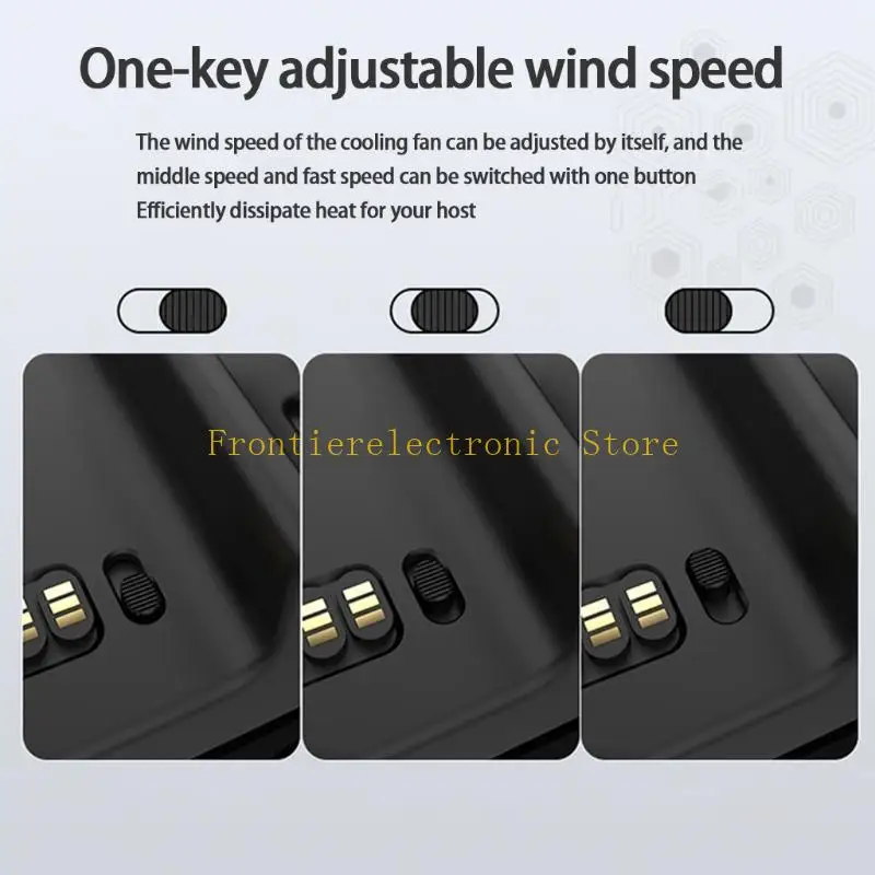 G8DB Charging Station Cooling Fan for , External Triple High Speed Fan Stand