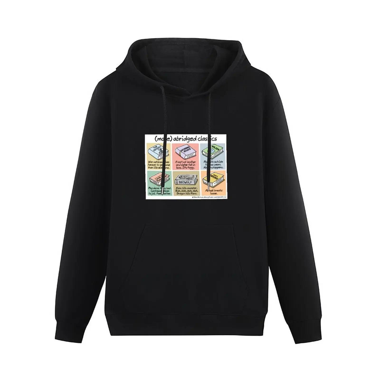 (more) abridged classics Pullover Hoodie autumn clothes graphic t shirts men oversized hoodie