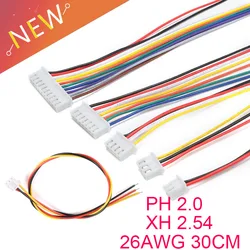 50 pz/lotto JST 2.0 PH 2.0-2/3/4/5/6/7/8/ 9/10-Spille Connettore Spina Con Fili Cavi 26AWG Nuovo S18 nave di Goccia