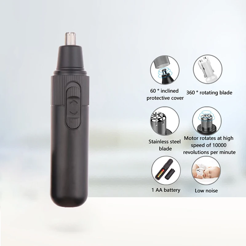 Electric Nose Hair Trimmer Nostril Ear Hair Removal Shaver Clipper Machine Trimmer For Men Women