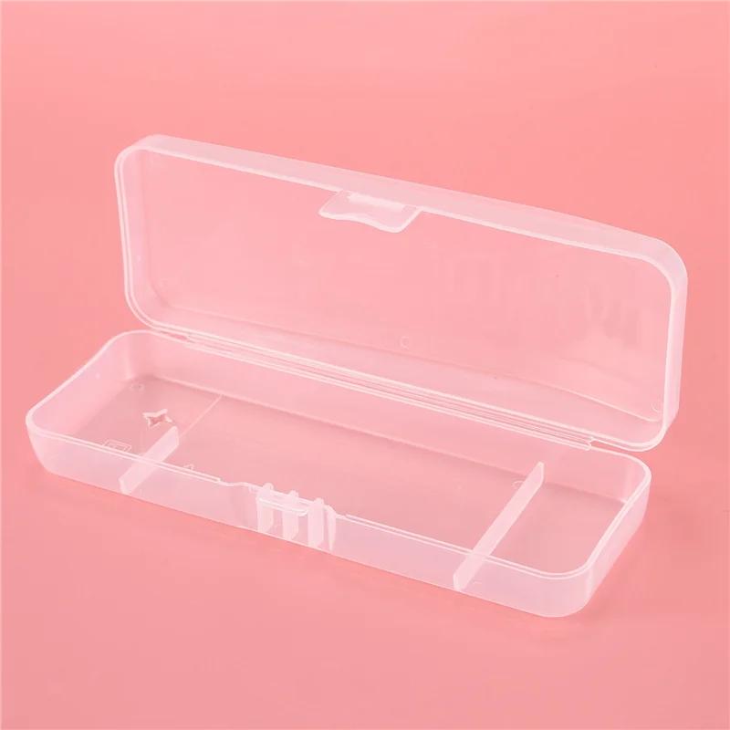 A83X-3 Pcs Travel Double Edge Razor Storage Box Men Shaver Case Razor Accessories Transparent Razor Holder