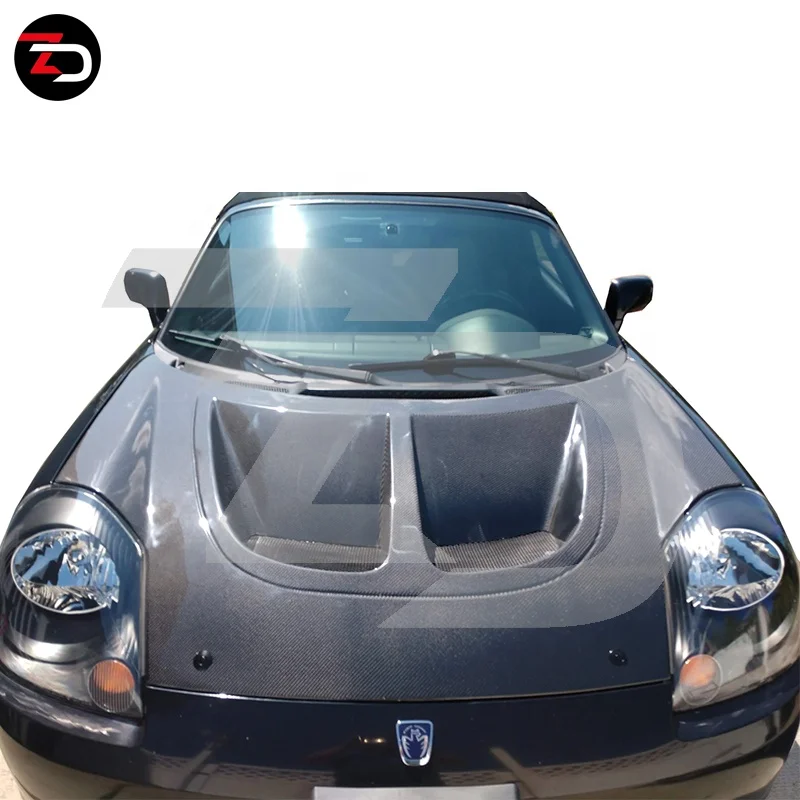 

Hot Sale Carbon Fiber Material Lotus Style Vented Carbon Engine Hood for MR2 MRS W30 1999-2007