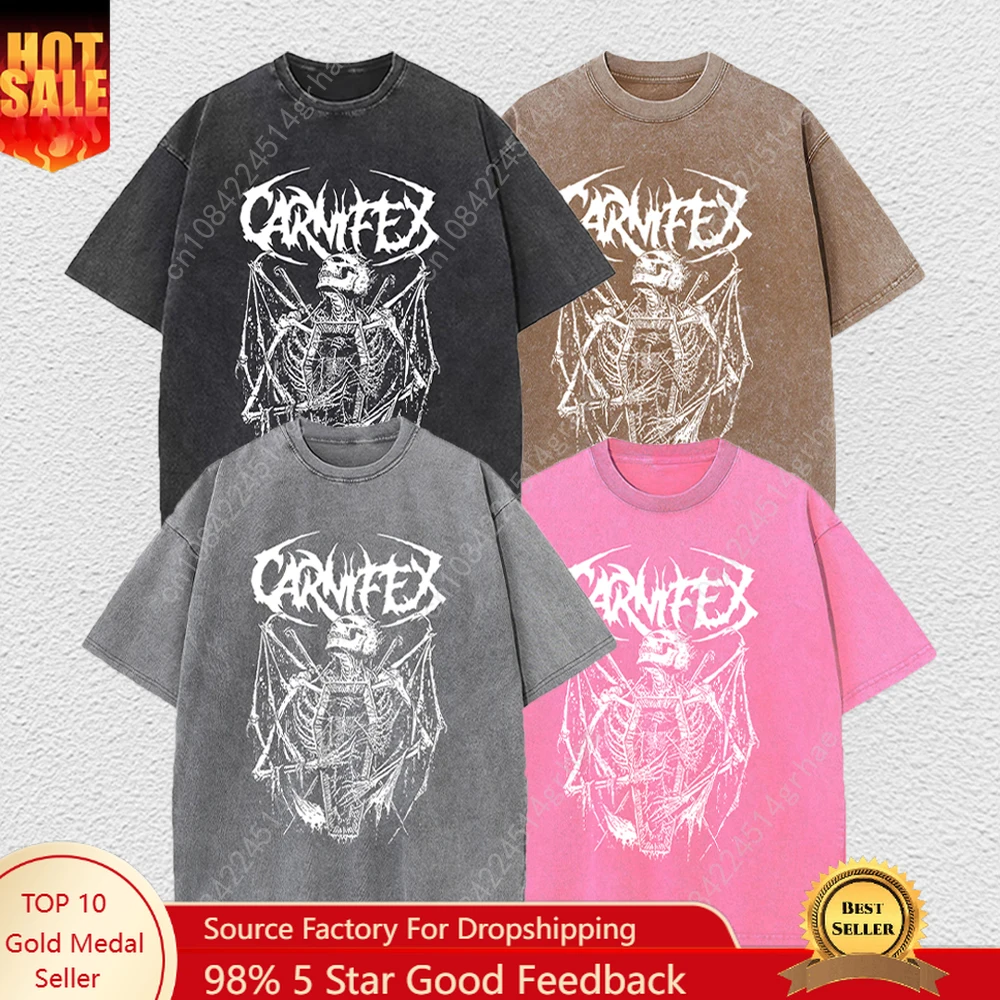 

Summer Goth Acid TShirt Men Aesthetic Loose Unisex Tshirt Punk Dark Grunge Streetwear Gothic Top Harajuku Cotton Men's Clothing