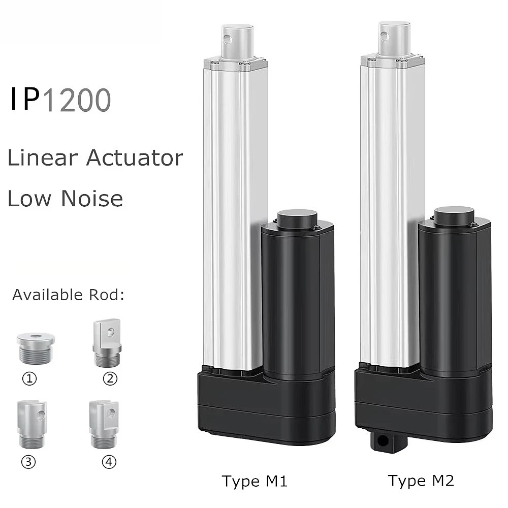 200 mm stroke length linear actuator for TV table lifting 250 kg load capacity 550 lbs free mounting bracket permanent magnet