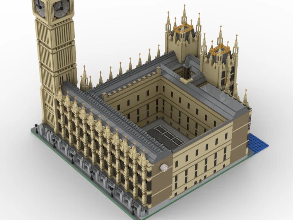 7825 PCS Medieval Architecture Pieces Classic London Clock Tower MOC Customize Modular Building Block DIY Boy Festival Toy Gift