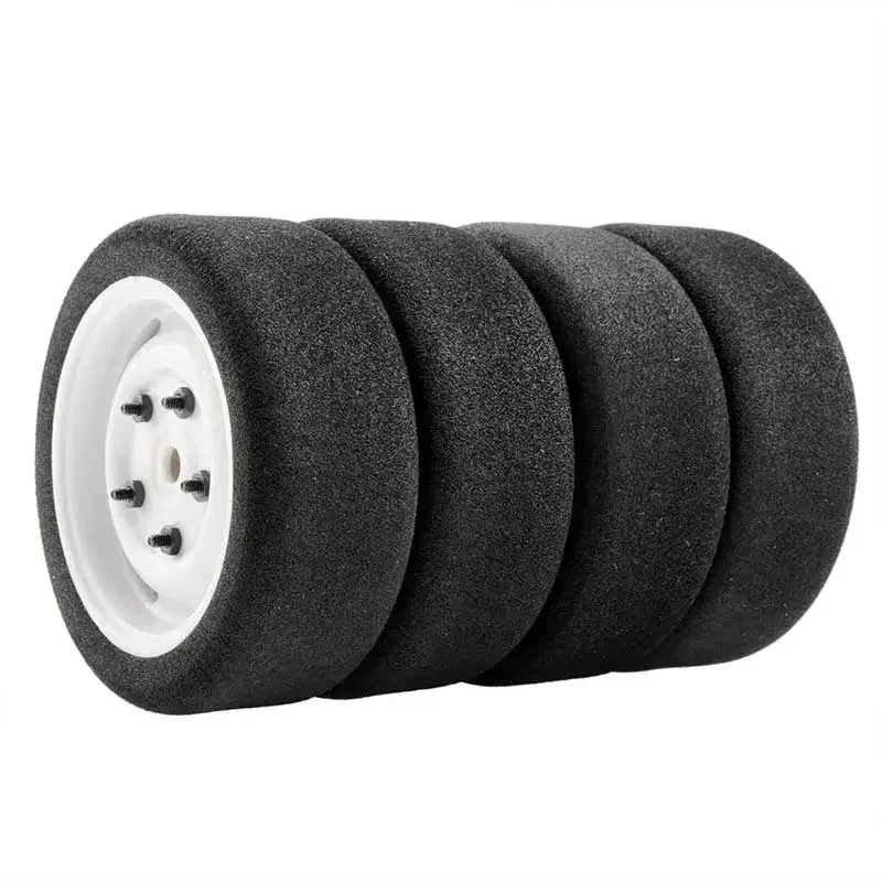 wltoys 144001 124019 124017 A959 parts 4pcs on road foam tyres 68MM wheel fit 12MM hex for 1/16 1/14 1/12 remotre contrl cars view 4