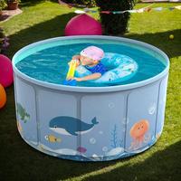 90cm Foldable Baby Swimming Pool Portable Children Soft PVC Round Paddling Pool Toddler outdoor Garden Water Game supplies