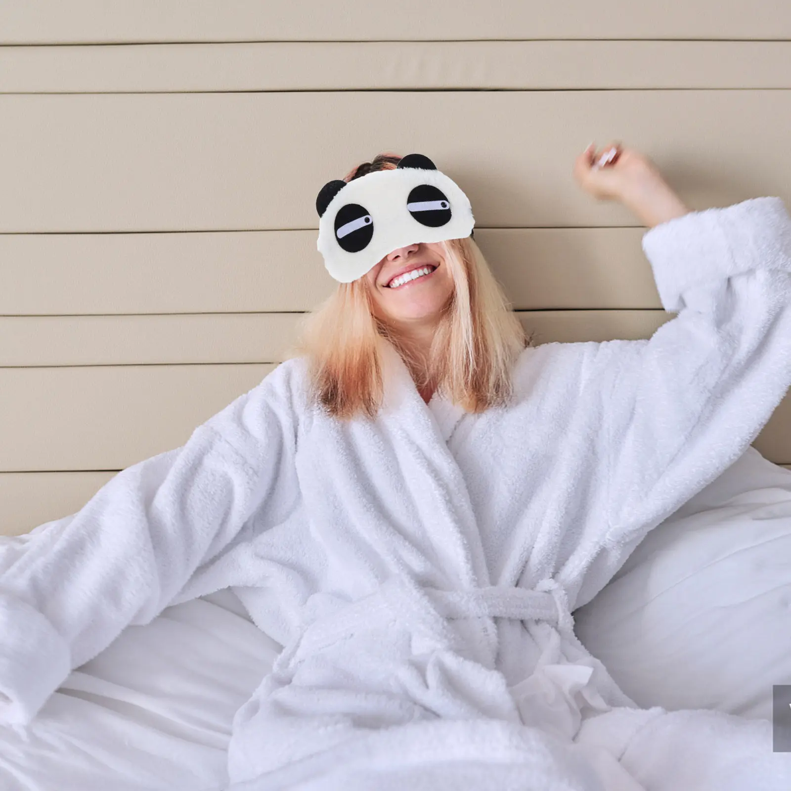 Sleep Eye Mask Soft Comfortable Light Blocking Blindfold for Travel Night Rest Halloween Christmas Gift