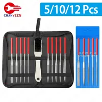 Diamond Mini Needle File Set for Carpentry Jewelry Stone Glass Metal Ceramic Polish Carving DIY Craft Woodworking Hand Tools