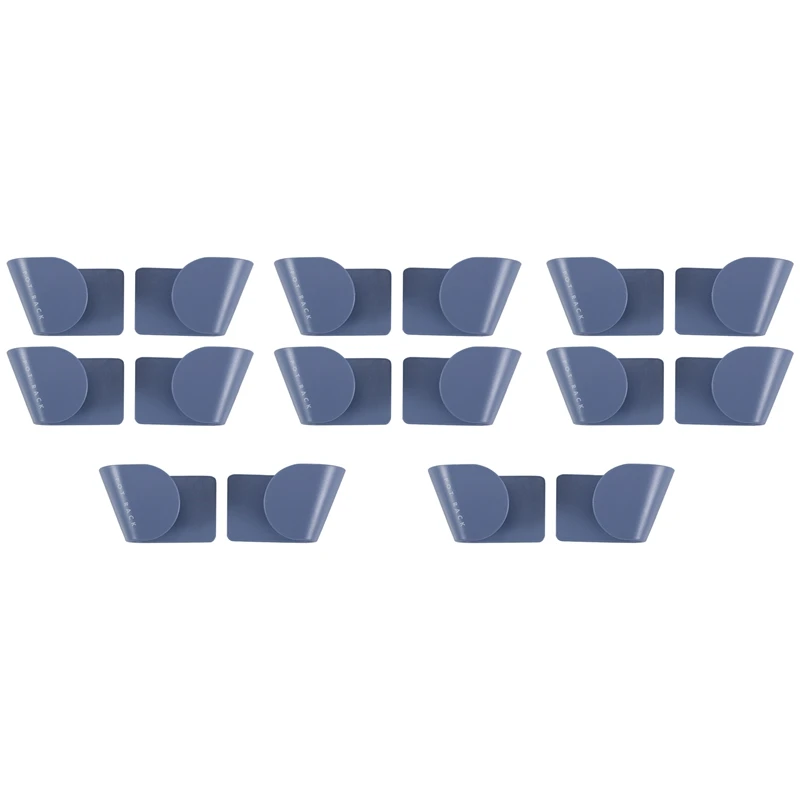 Promotion! 8 Pairs Wall Mount Pot Lid Rack Plastic Pot Lid Holder Self-Adhesive And Shrinkable Hanging Pot Lid Organizer For Hom