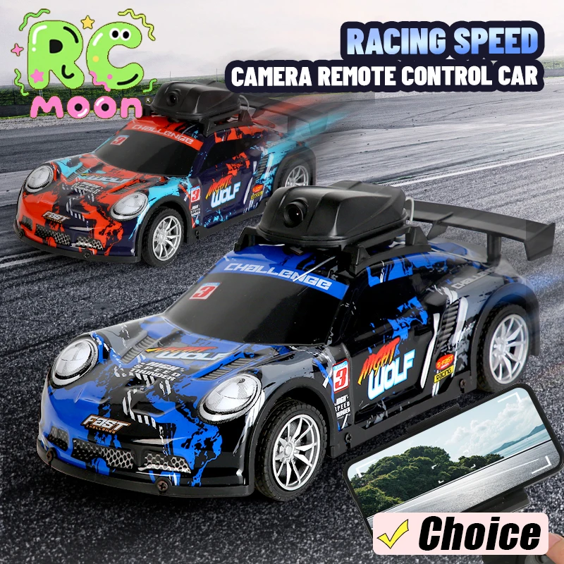 

Remote Control Racing Car HD Photography 2.4G With Sound Light High Speed Racing Kid's Electric Car Toys For Boys Birthday Gifts