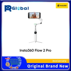 Insta360 Flow 2 Pro - Foldable AI Phone Gimbal, Tracked in 200+ Apps with Apple DockKit, Original,Multi-Person Tracking