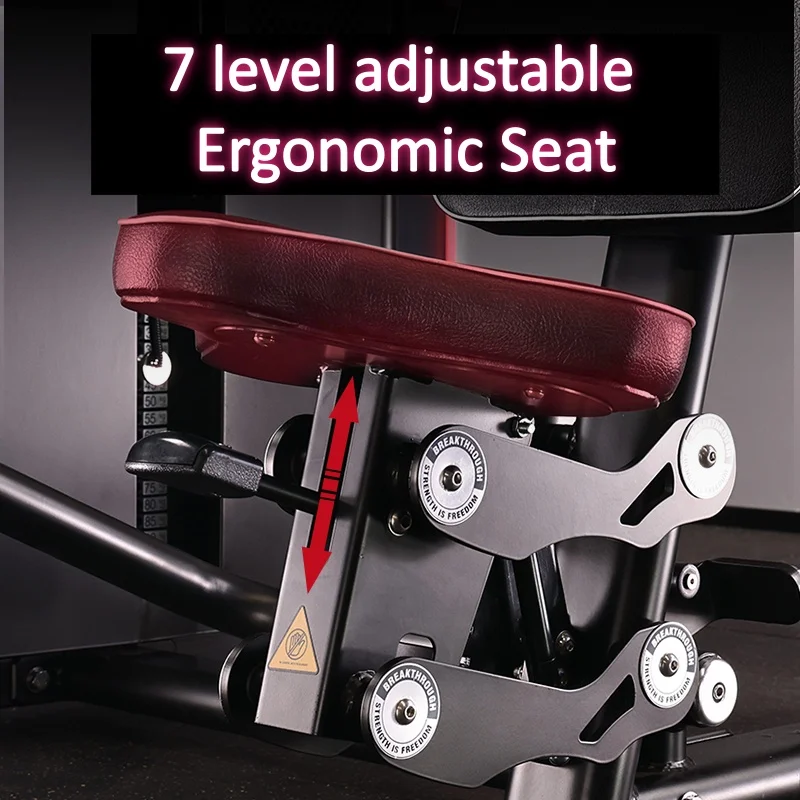 Seated Leg Curl and Extension Combo Machine for Hamstring and Quadriceps Training