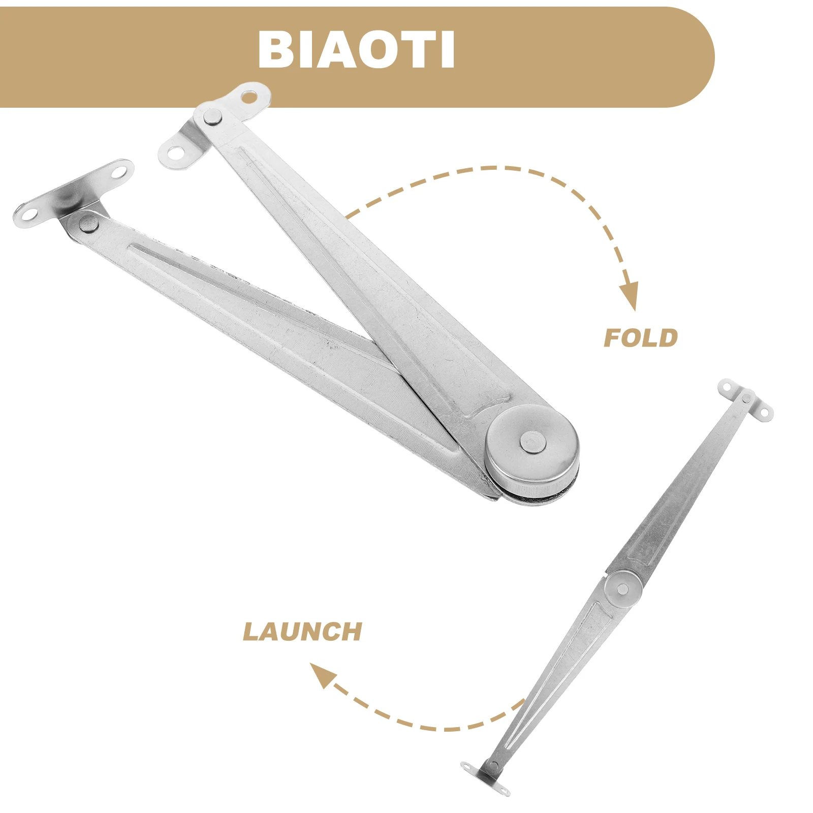 

10Pcs Furniture Cabinet Support Rods Adjustable Durable Metal Pull Rods Practical Support Hinges for Cabinets Durable Hinges