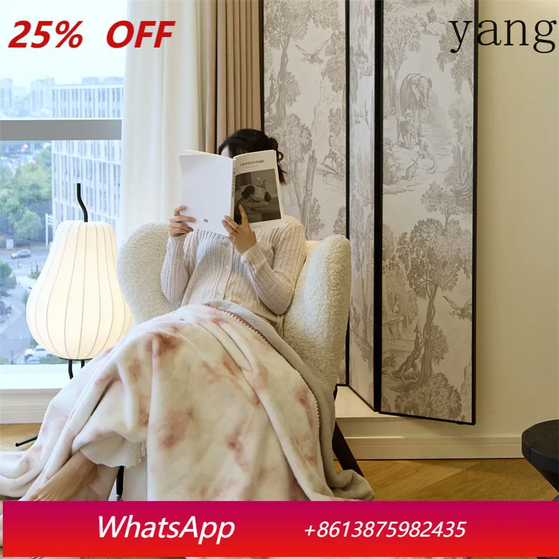 

Флисовое одеяло Yjq с французским принтом, домашнее фланелевое одеяло для весны и осени