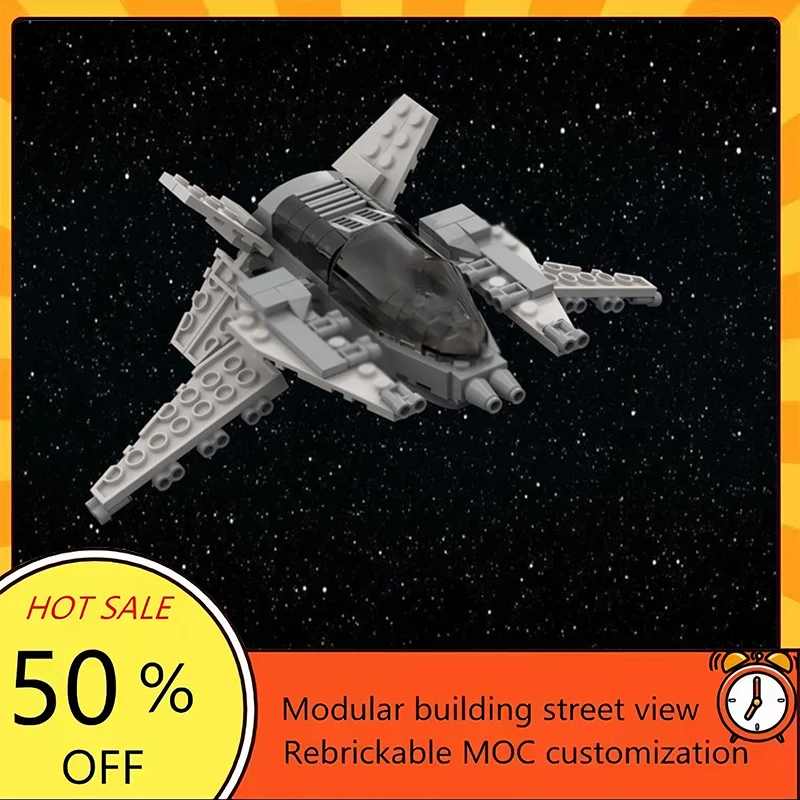 

Набор из 110 деталей: Популярная модель космического корабля из фильма «Звездные войны», конструктор MOC, модульные технологичные блоки, подарок на праздник, игрушка для сборки, детский набор