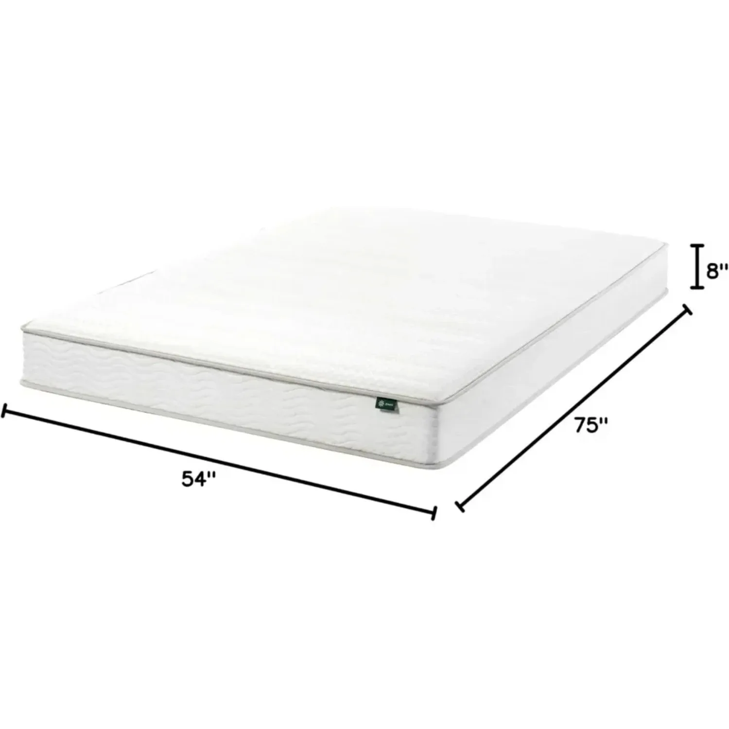 8 Inch Foam and Spring Hybrid Mattress [New Version] Full Fiberglass free Medium Firmness, Durable Support, Certified Safe Foams