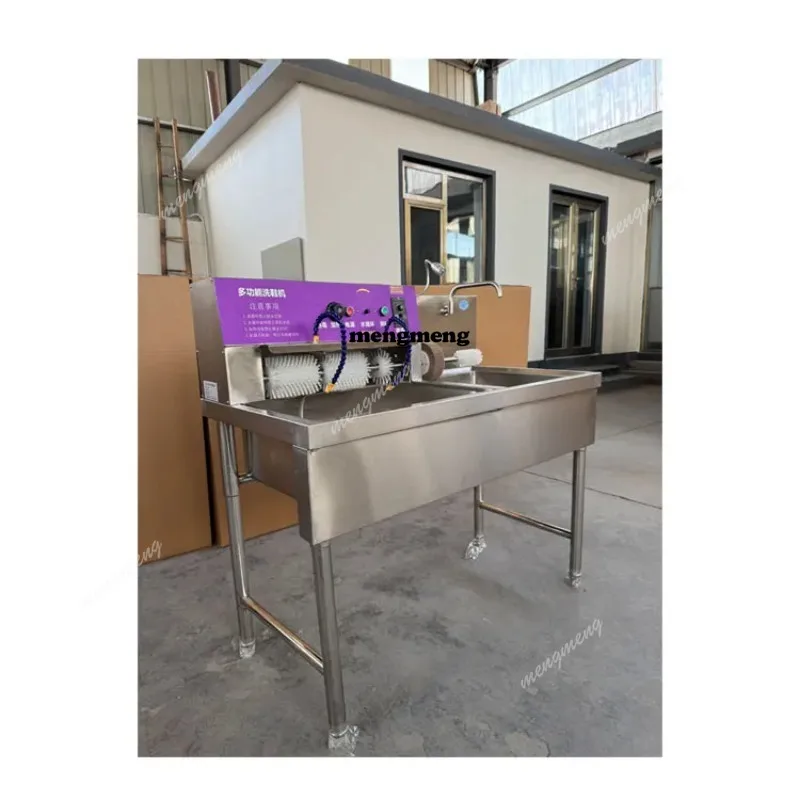 Automatic or Semi-Sutomatic Multifunctional Machine to Wash and Dry Shoes Operate Easily 4