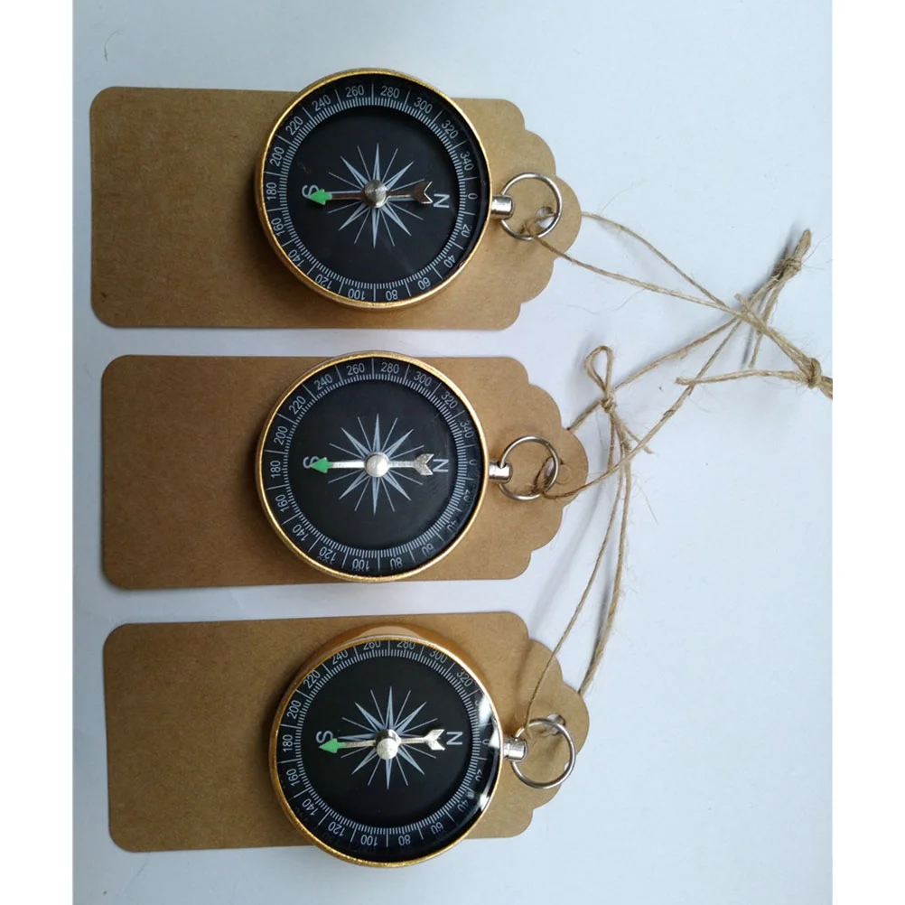 5 Pcs Gifts Party Pendant with Compass Pocket Theme Supplies Mini Portable Travel