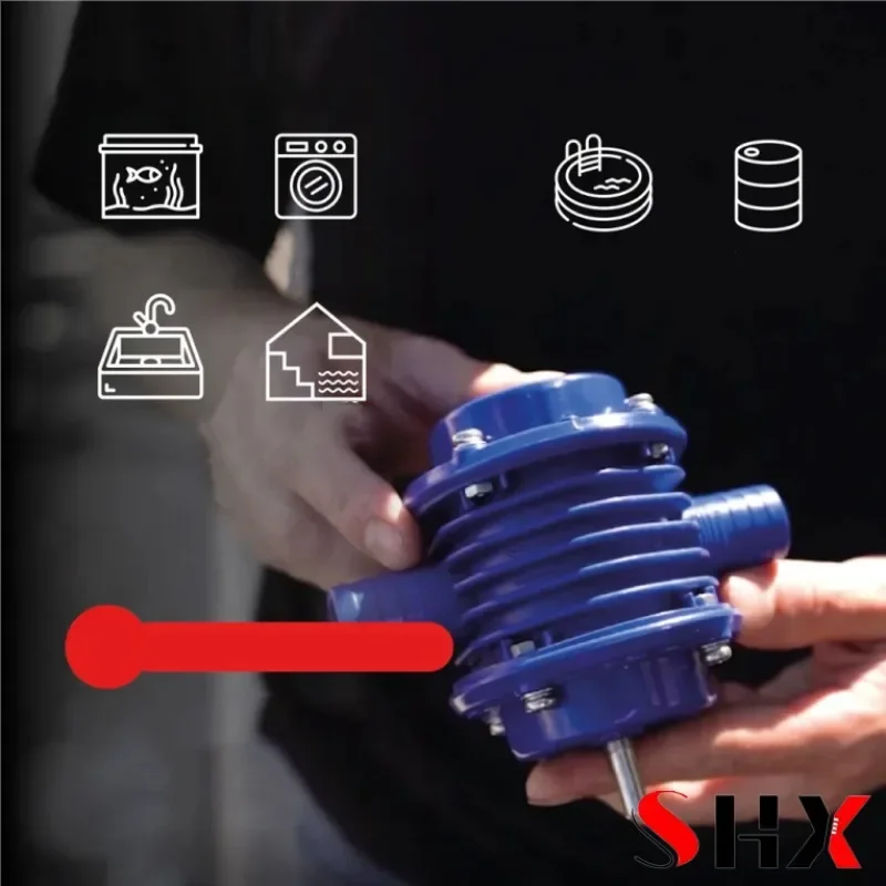 

Сверхмощный самовсасывающий ручной водяной насос с электродрелью, центробежные насосы для домашнего сада, не требуется мощность